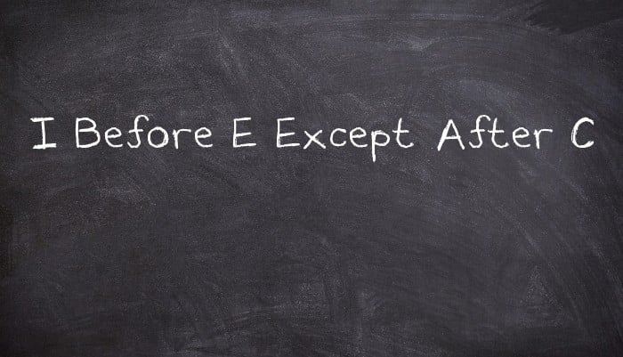 I Before E Except After C